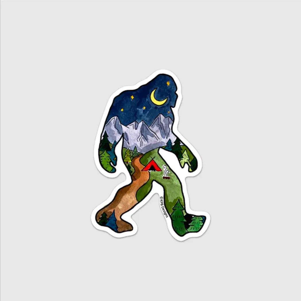 Night Sasquatch Sticker