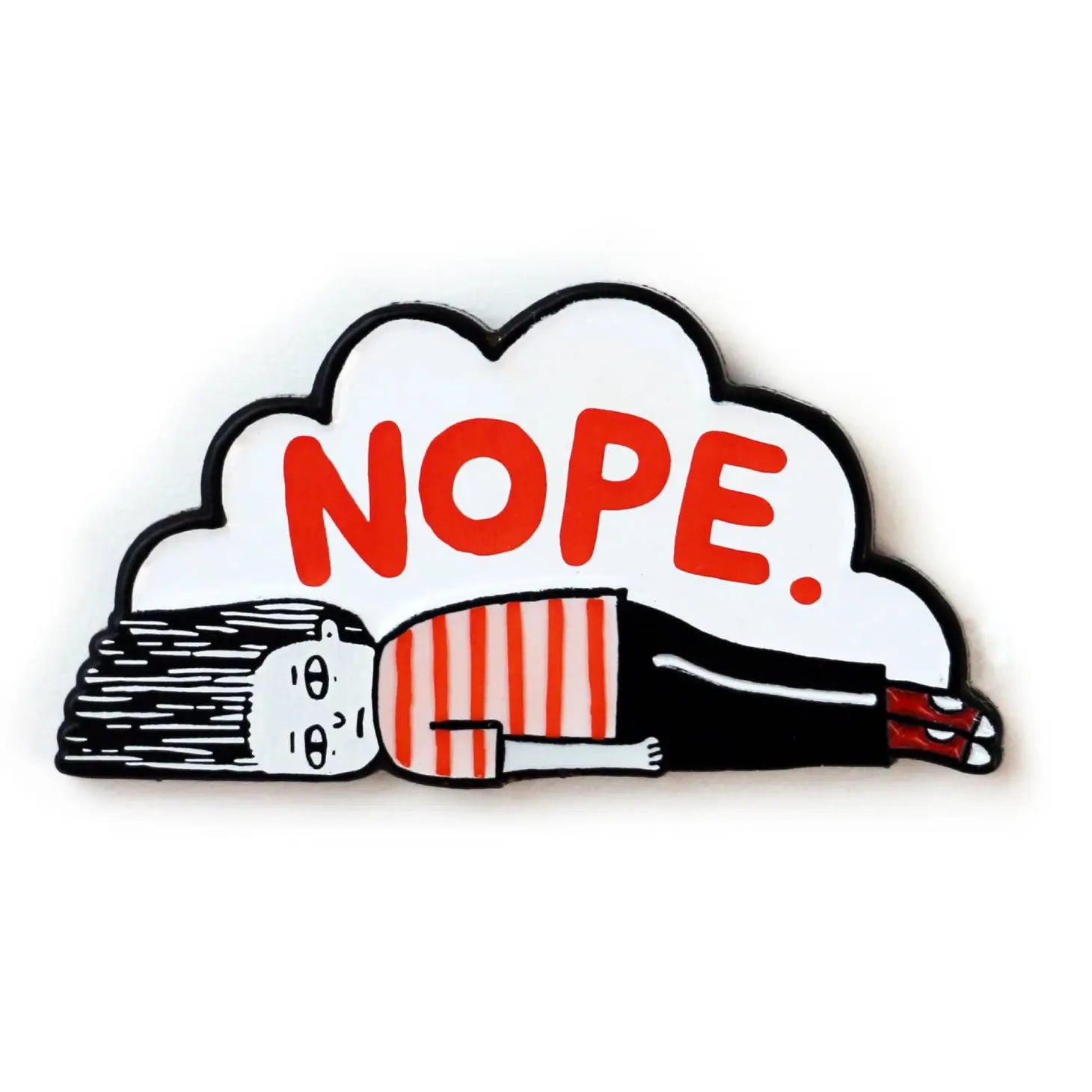 Nope Enamel Pin