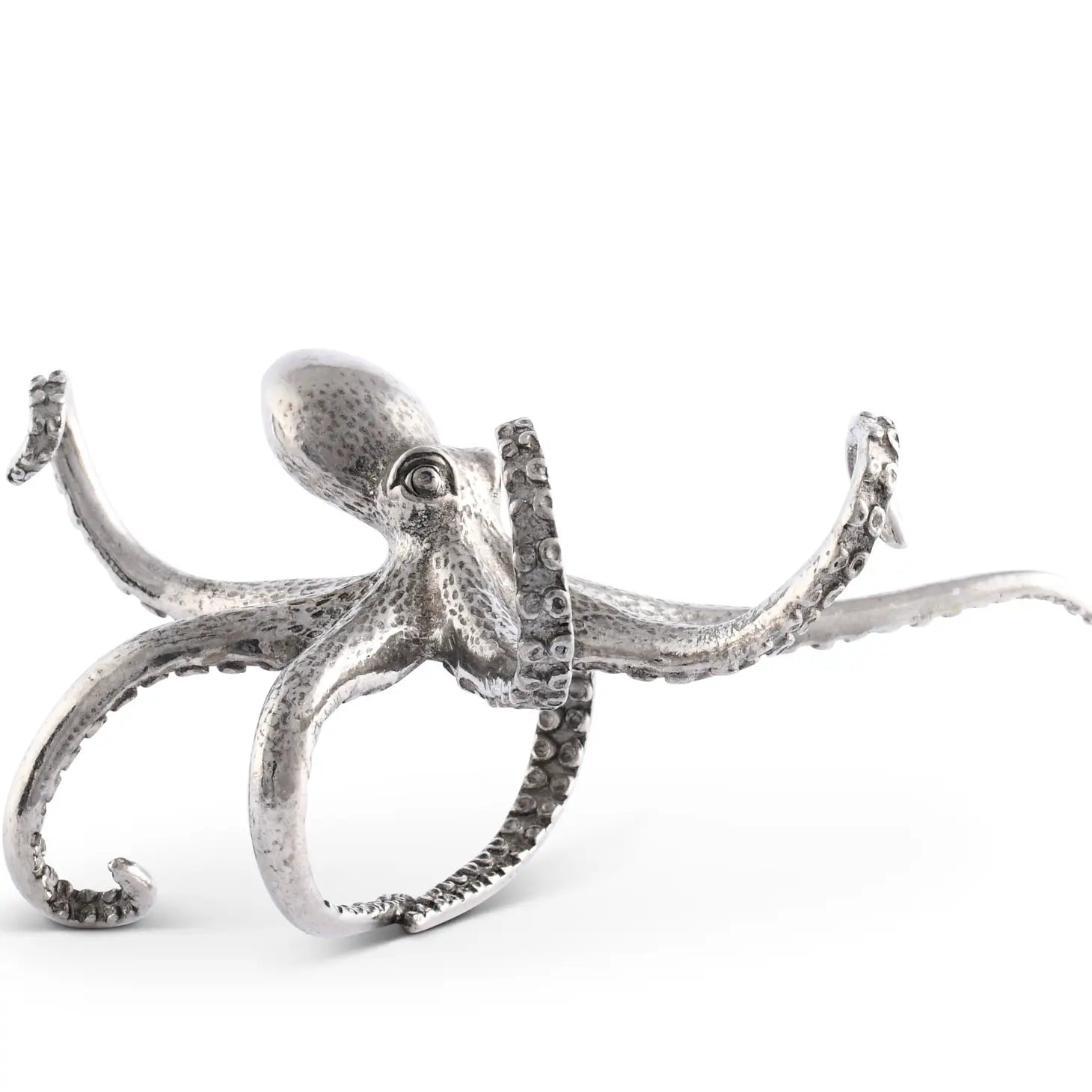 Pewter Octopus Napkin Rings