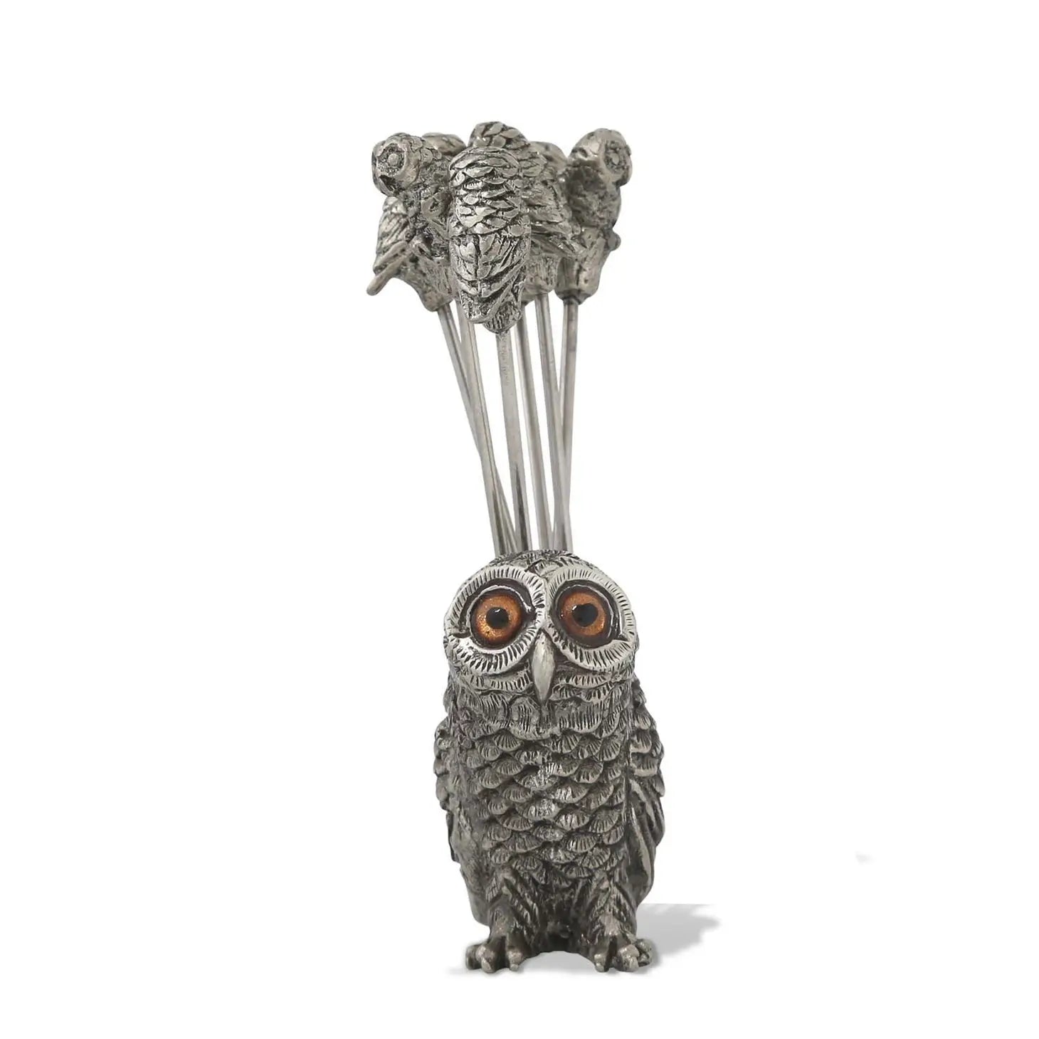 Owl Cheese Pick Set