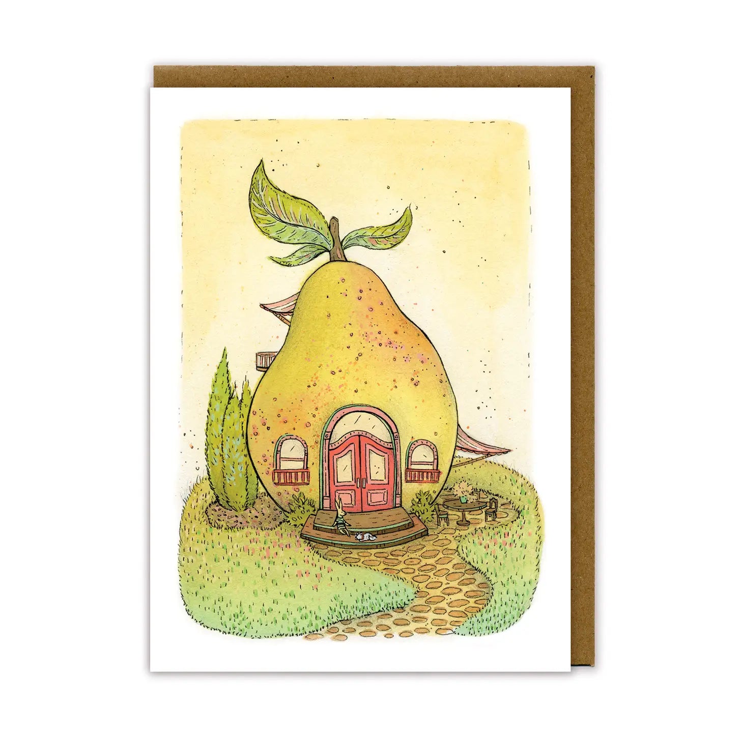 Pear Greeting Card