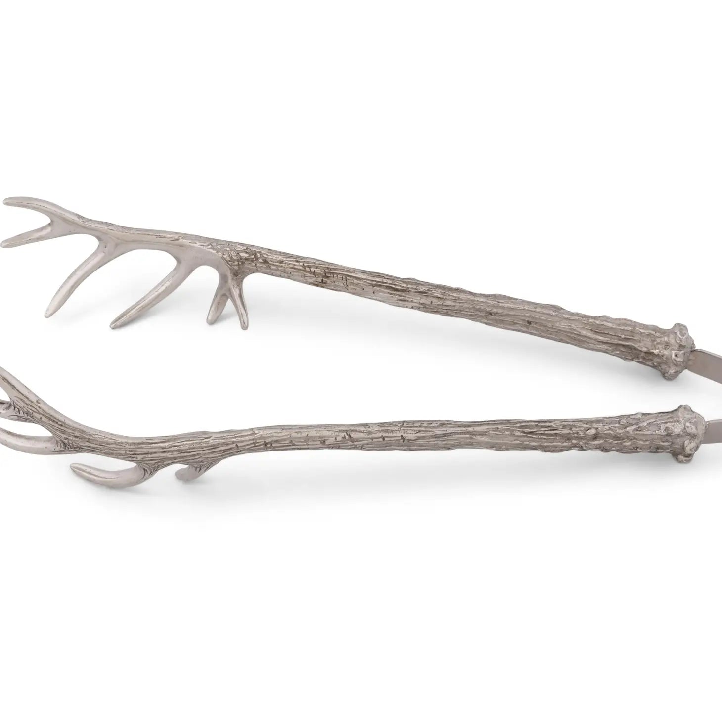 Pewter Antler Ice/Bread Tongs