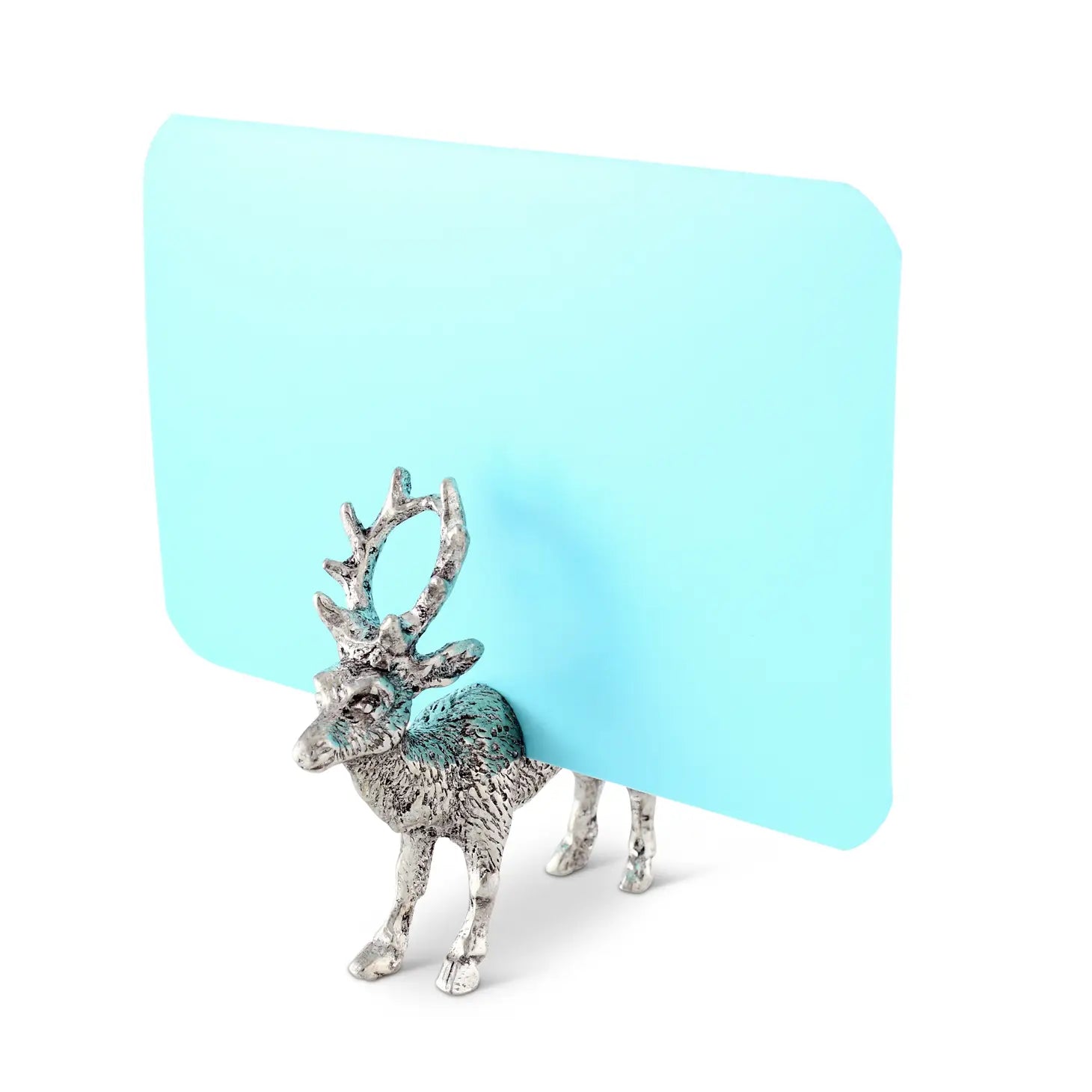 Pewter Deer Place Card Holder