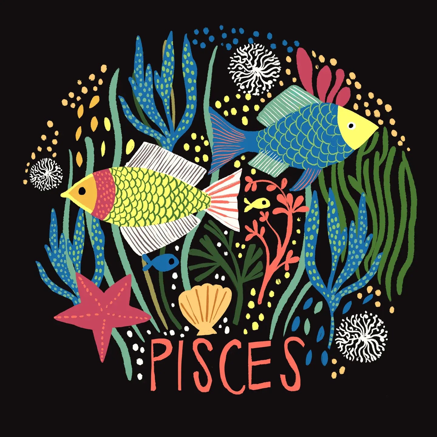 Pisces Greeting Card