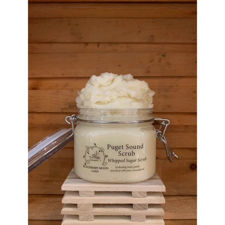 Blackberry Moon Whipped Sugar Scrub Puget Sound