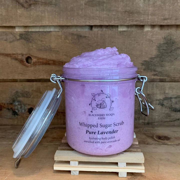 Blackberry Moon Whipped Sugar Scrub Lavender