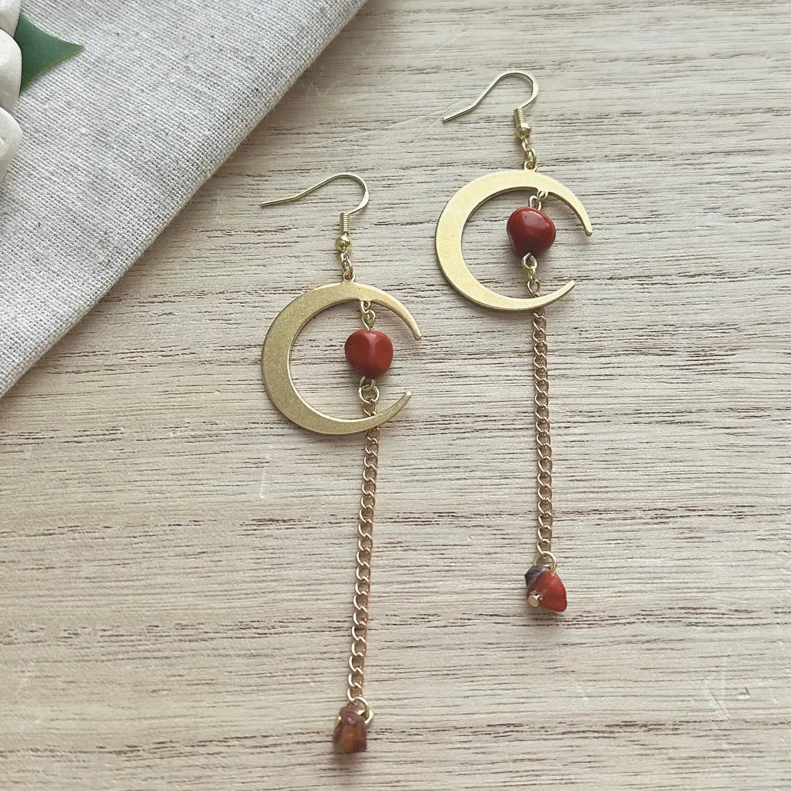 Red Jasper Moons