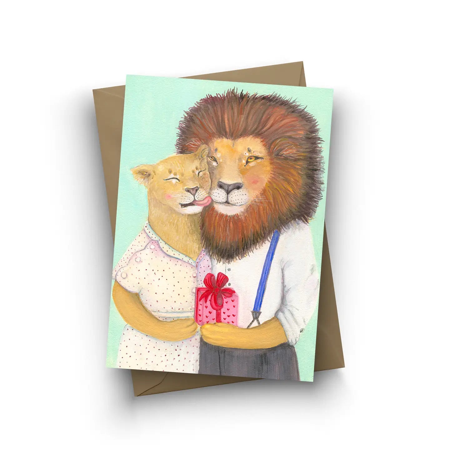 "Ruthie & Hal" Single Card