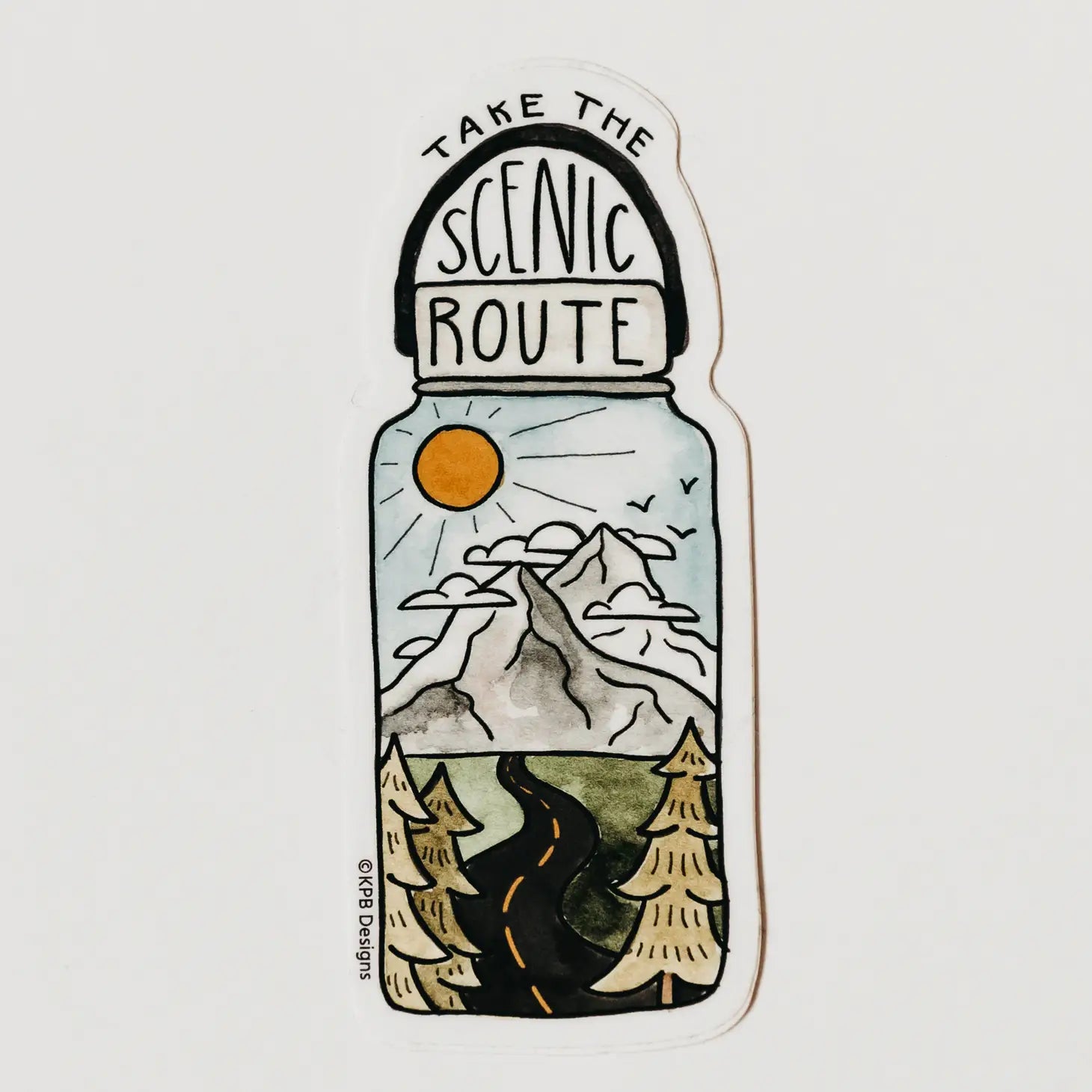 Scenic Route Sticker