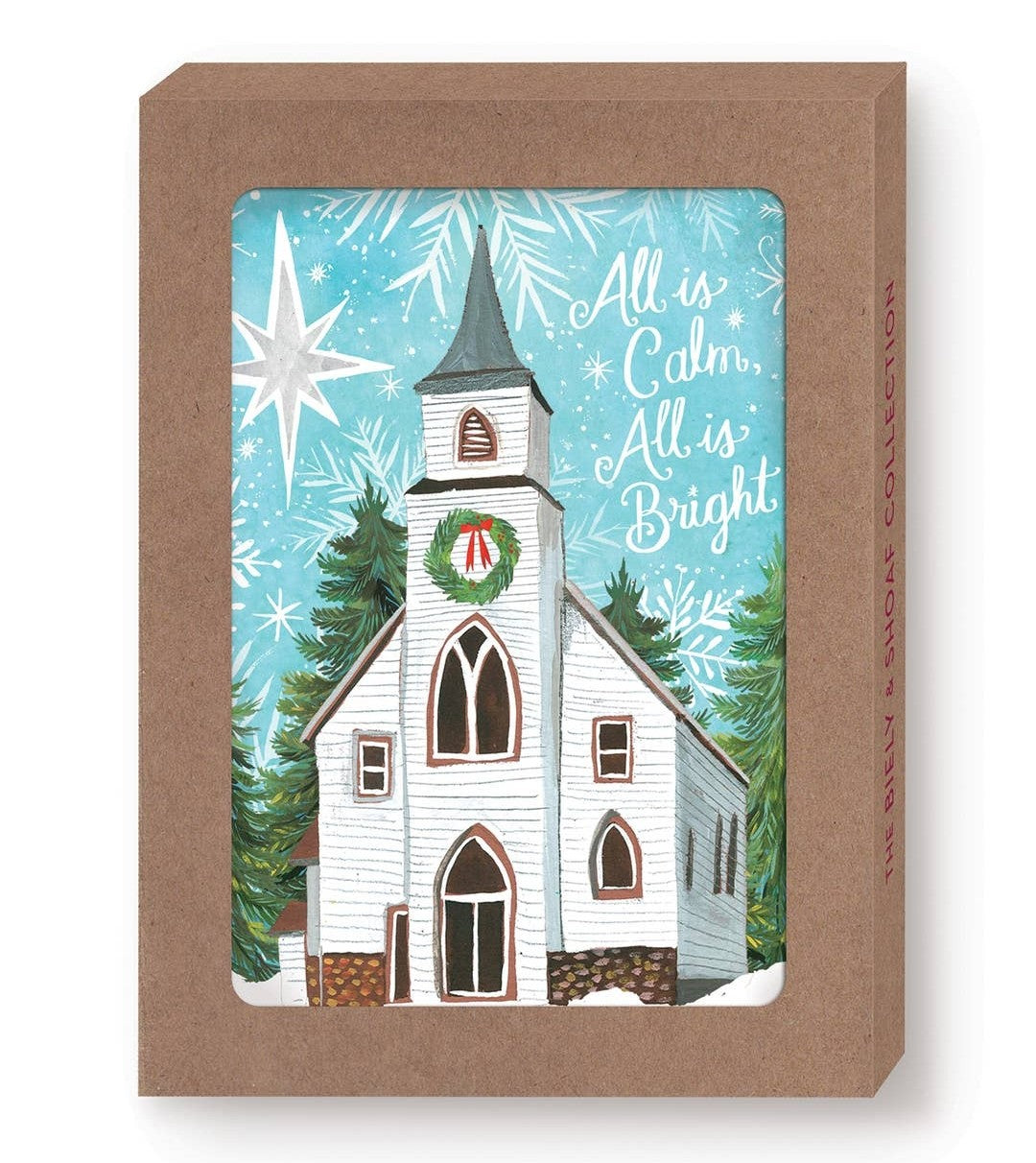 Calm & Bright Church Boxed Holiday Cards