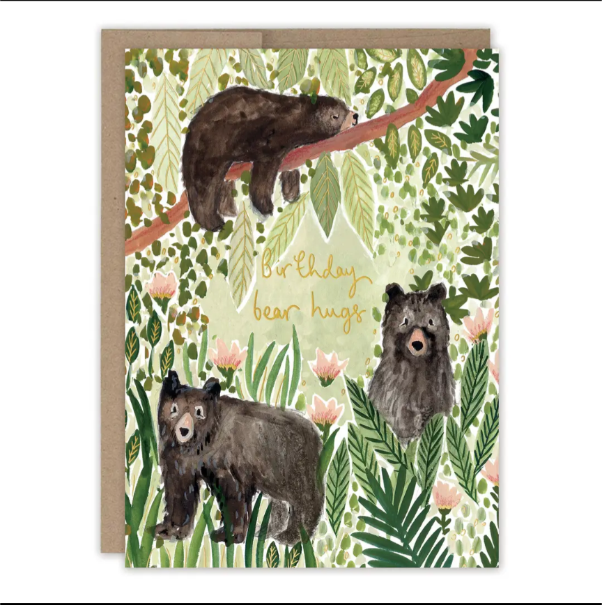 Black Bears Birthday Card