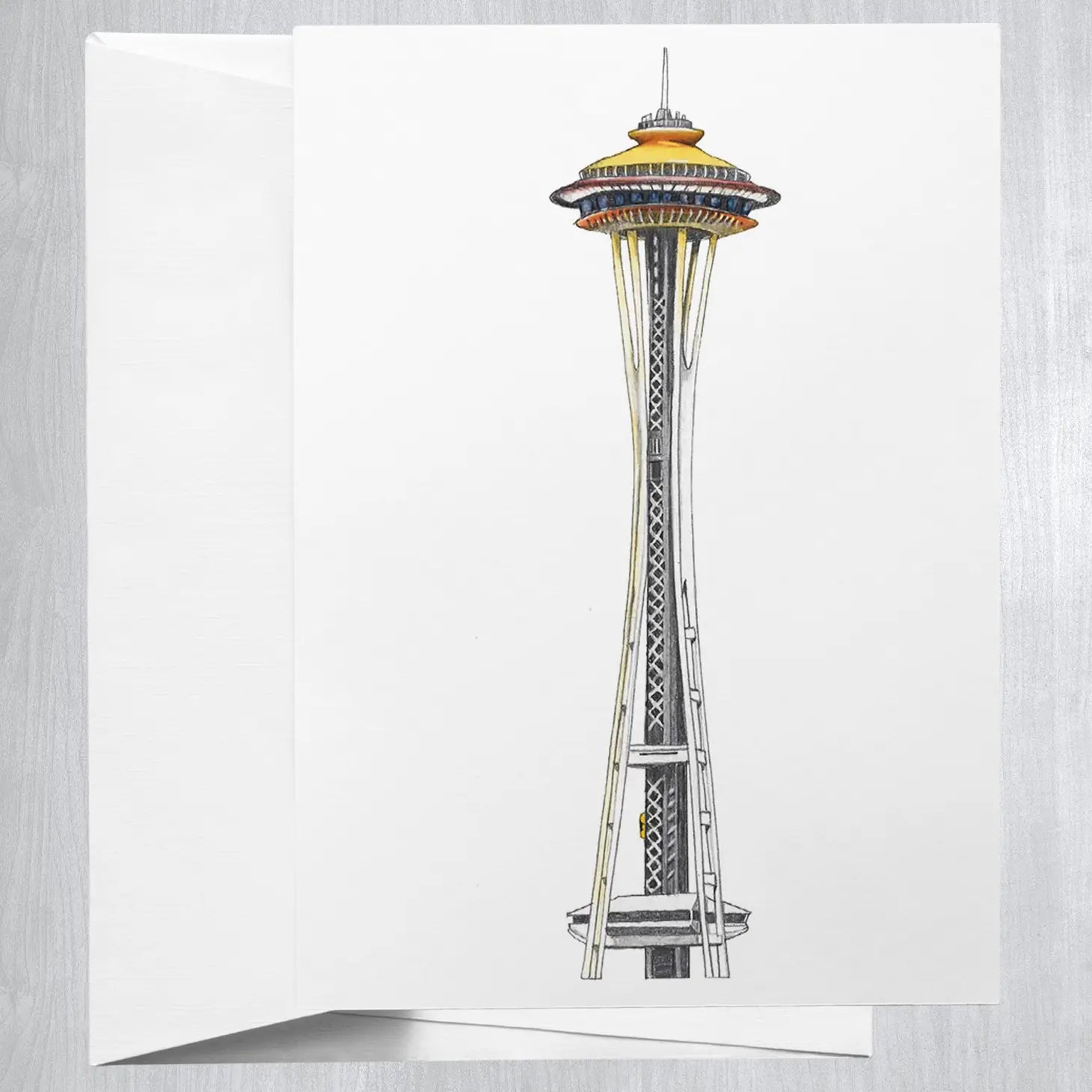 Space Needle Greeting Card