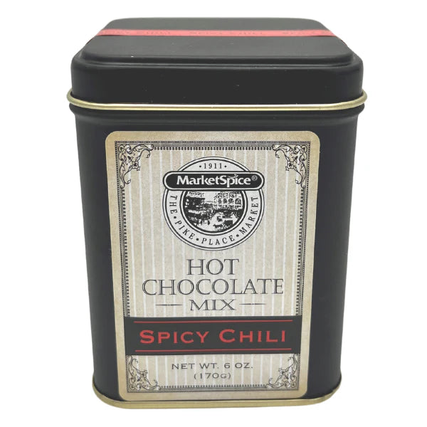 6 oz Spicy Chili Hot Chocolate Mix Tin