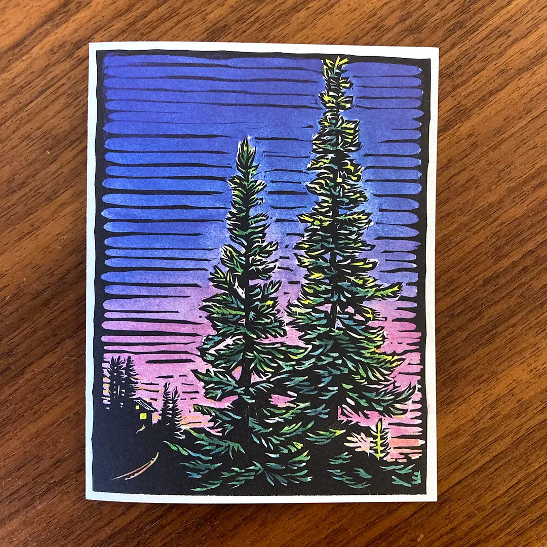 Subalpine Fir Card