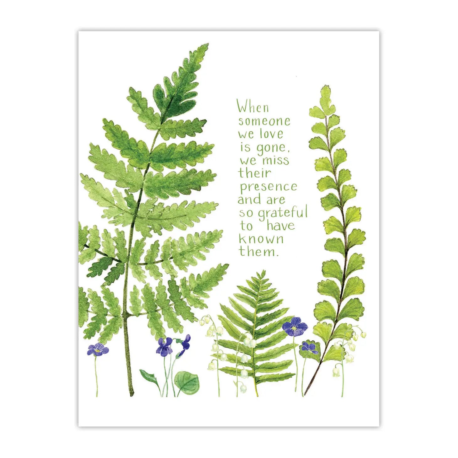 Botanical Empathy Greeting Card