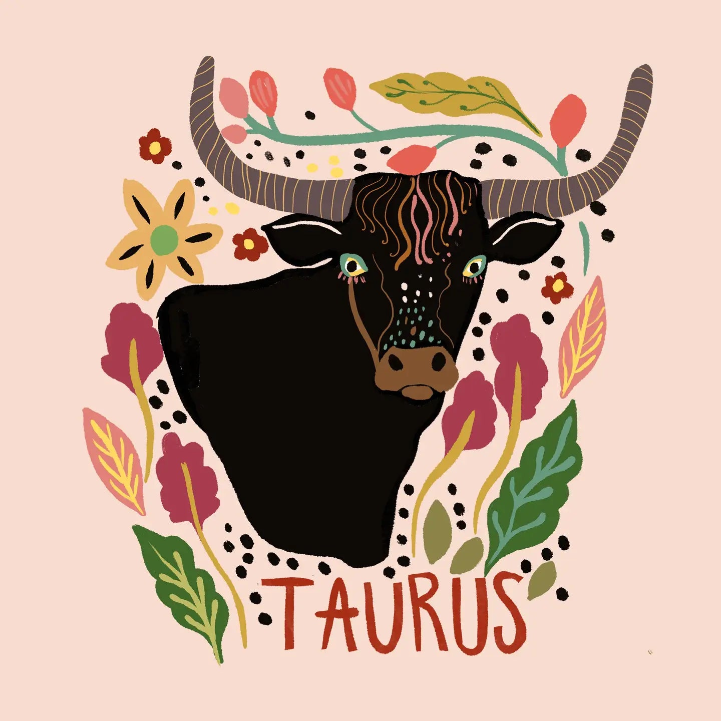 Taurus Greeting Card