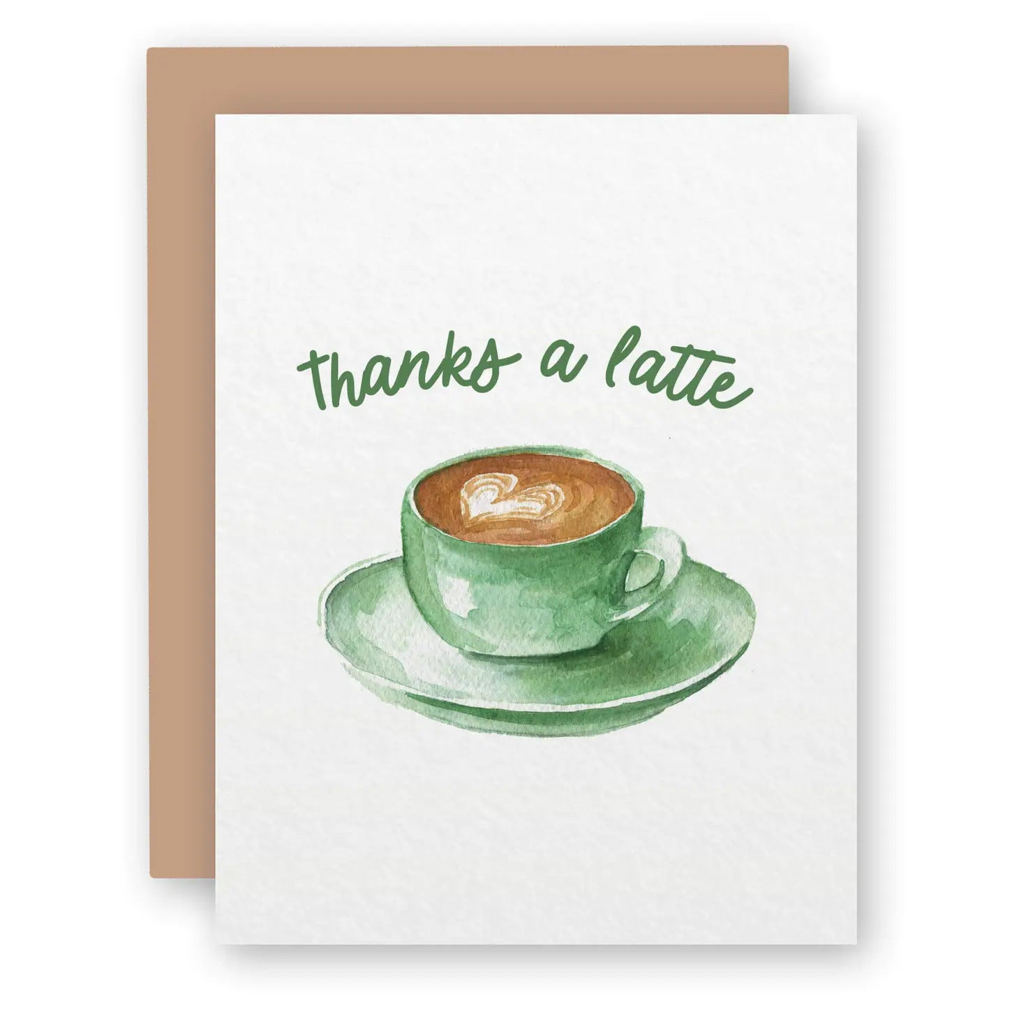 Thanks a Latte Greeting Card