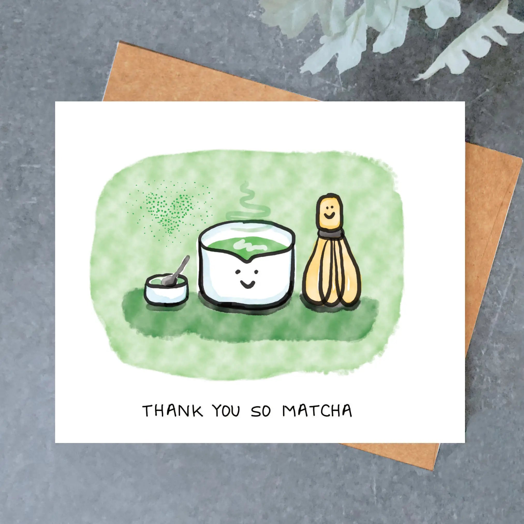 Thank You So Matcha Card