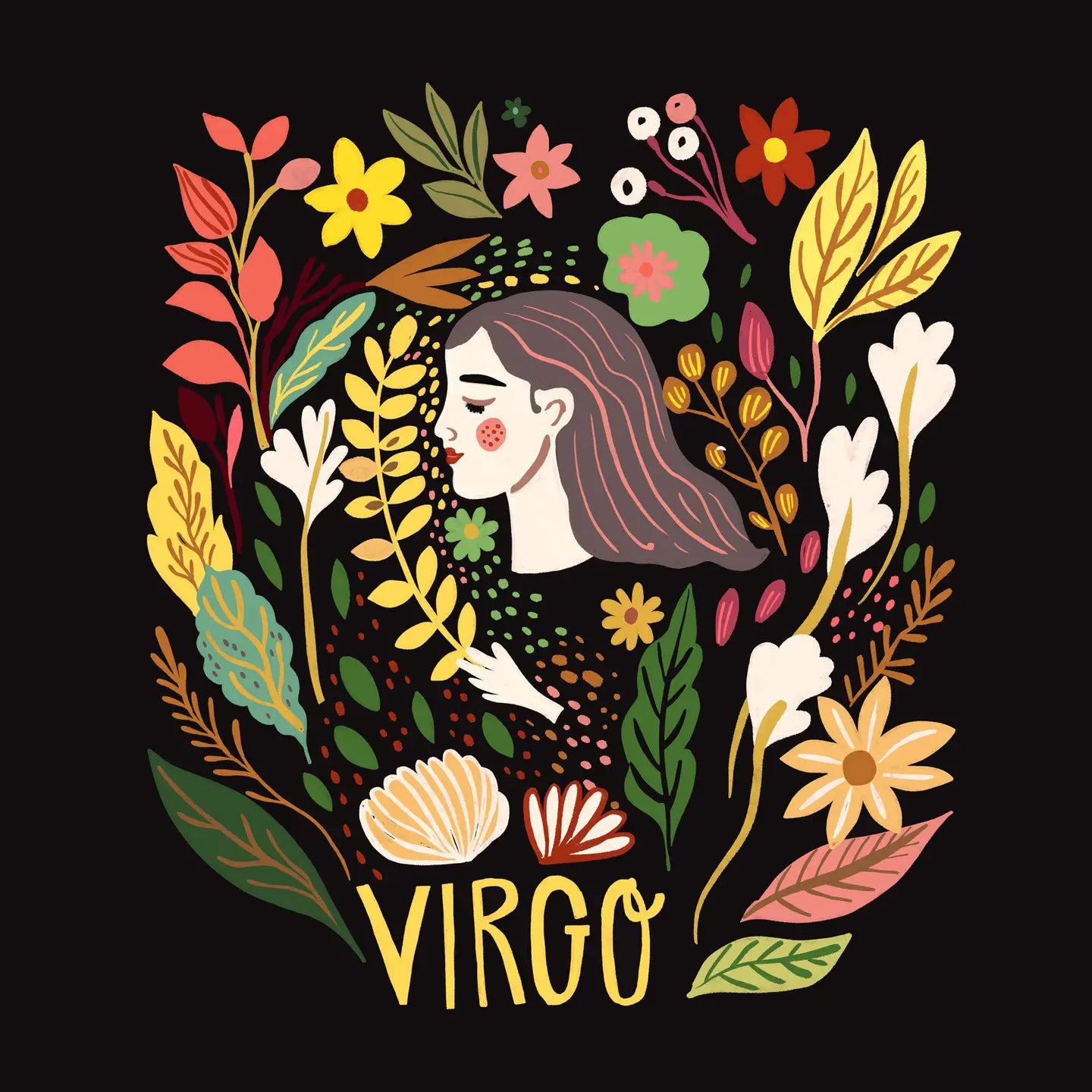 Virgo Greeting Card