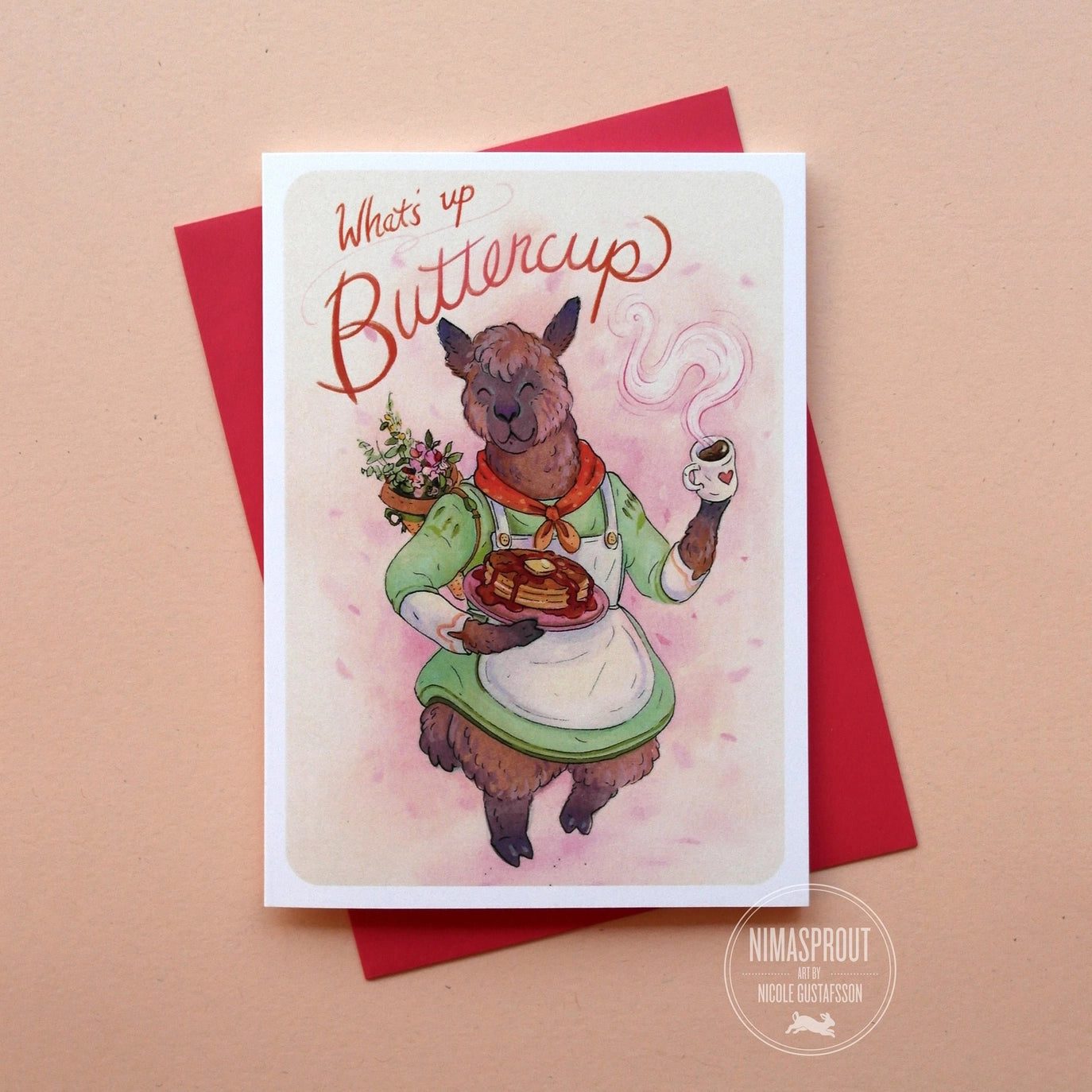 What's Up Buttercup Greeting Card