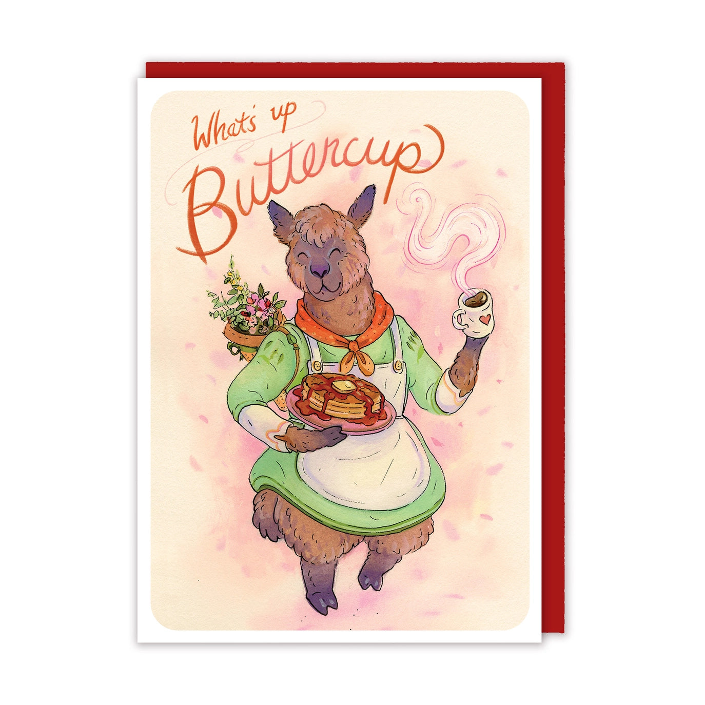 What's Up Buttercup Greeting Card