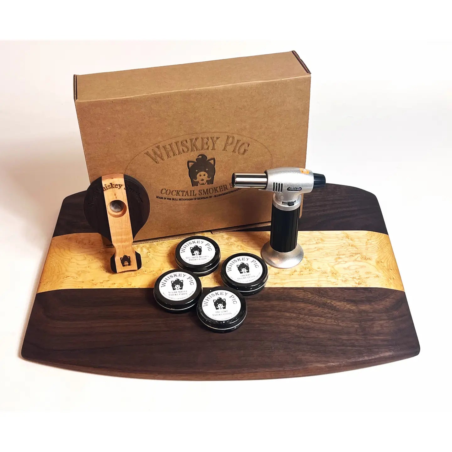 Whiskey Pig® - Neat Whiskey Smoker Set Without Butane