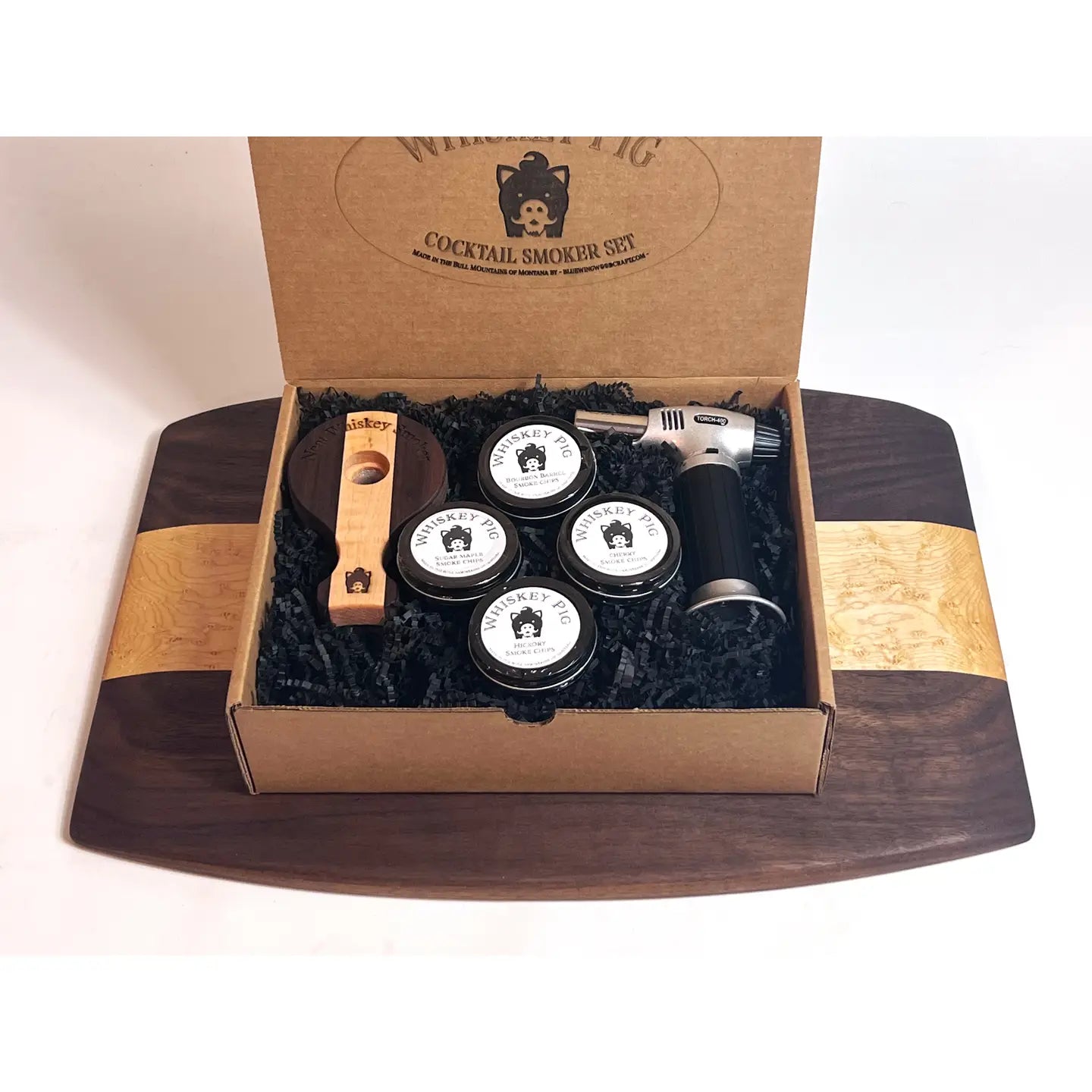 Whiskey Pig® - Neat Whiskey Smoker Set Without Butane