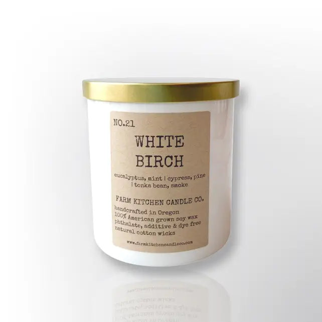 White Birch Soy Candle