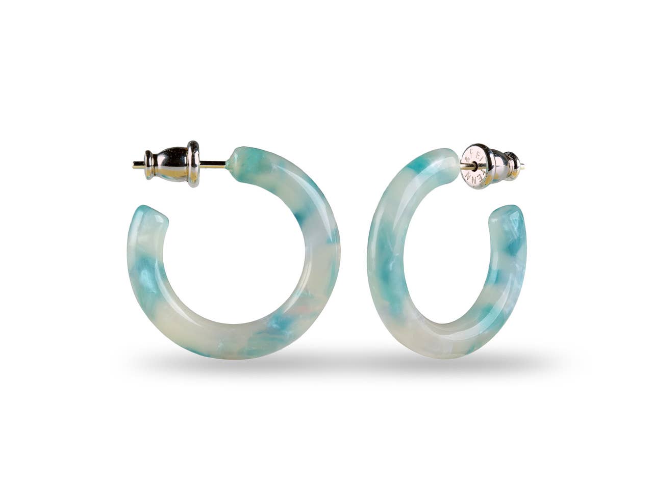 Ultra Mini Hoop Collection | Small Acetate Hoops: Reef