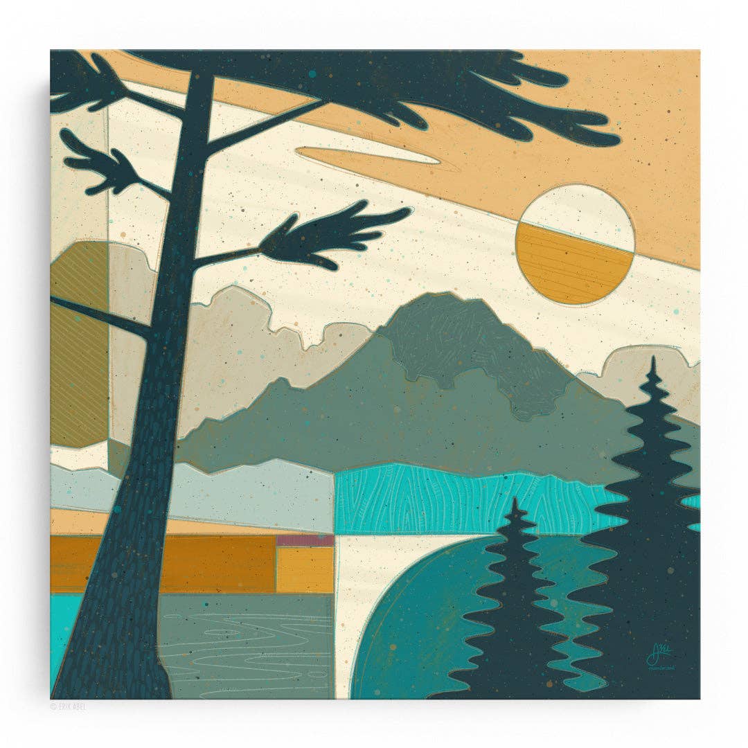 Pnwonderland: Rainier - WHLSL Print: Unframed / 12x12 / Bamboo Paper