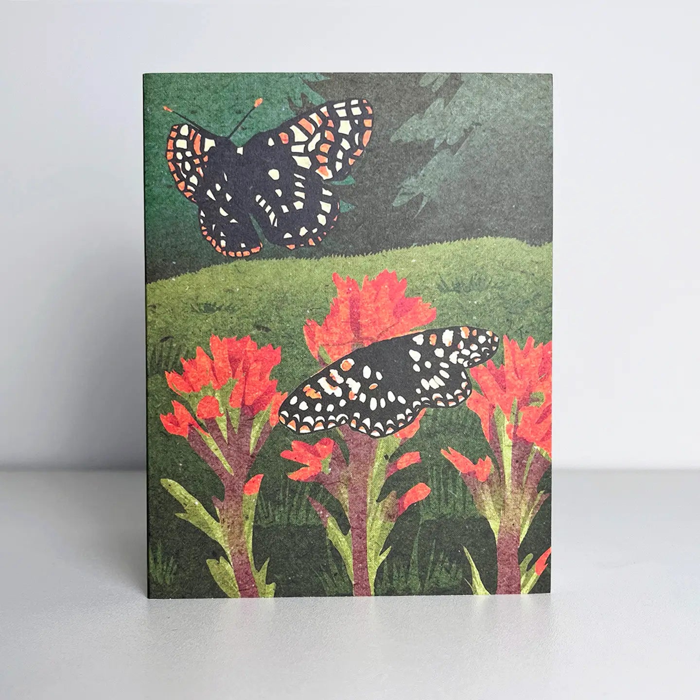 Taylor's Checkerspot Blank Greeting Card