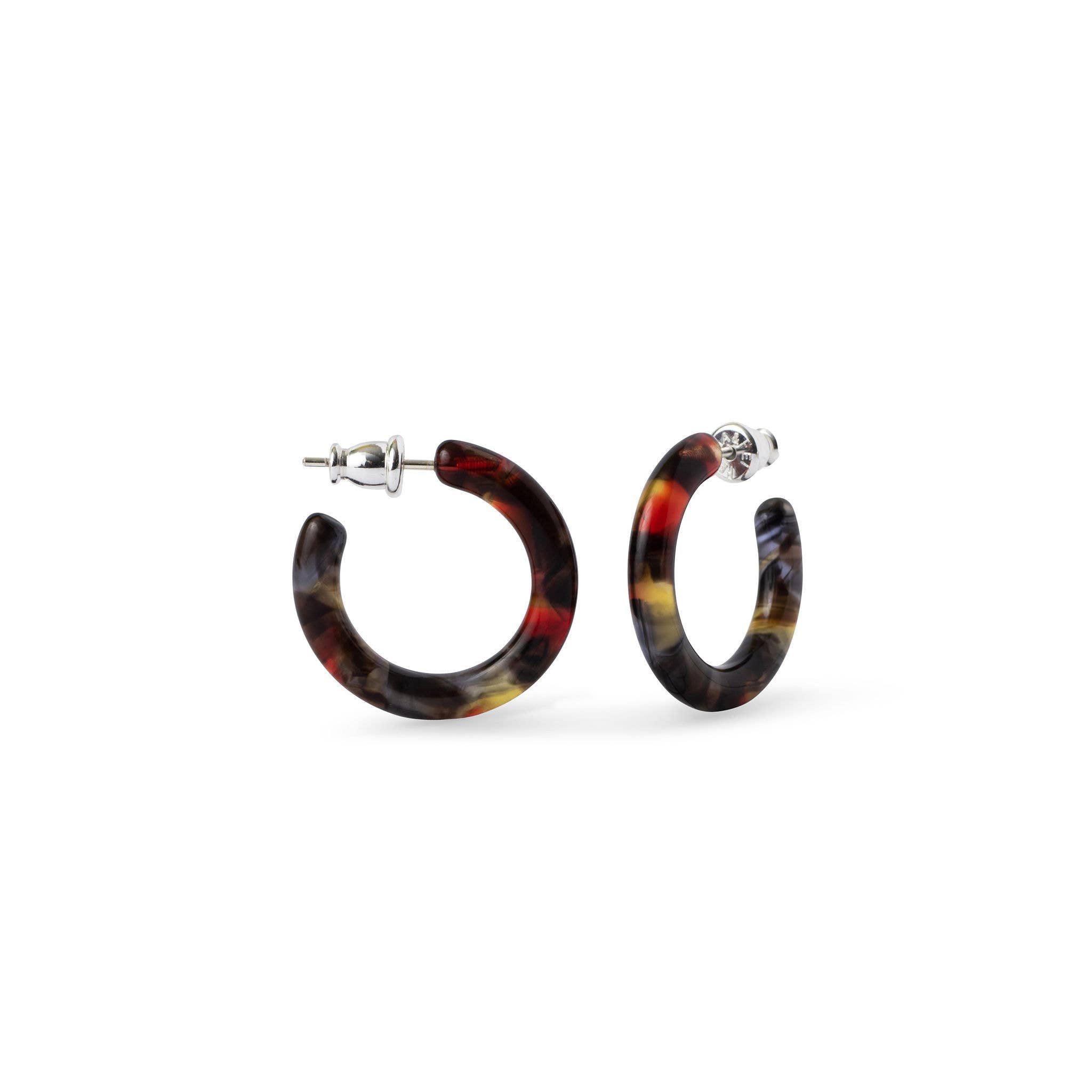 Ultra Mini Hoop Collection | Small Acetate Hoops: Autumn