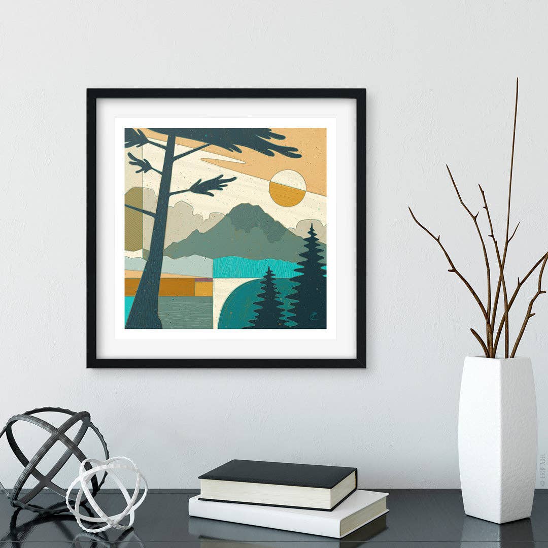 Pnwonderland: Rainier - WHLSL Print: Unframed / 12x12 / Bamboo Paper