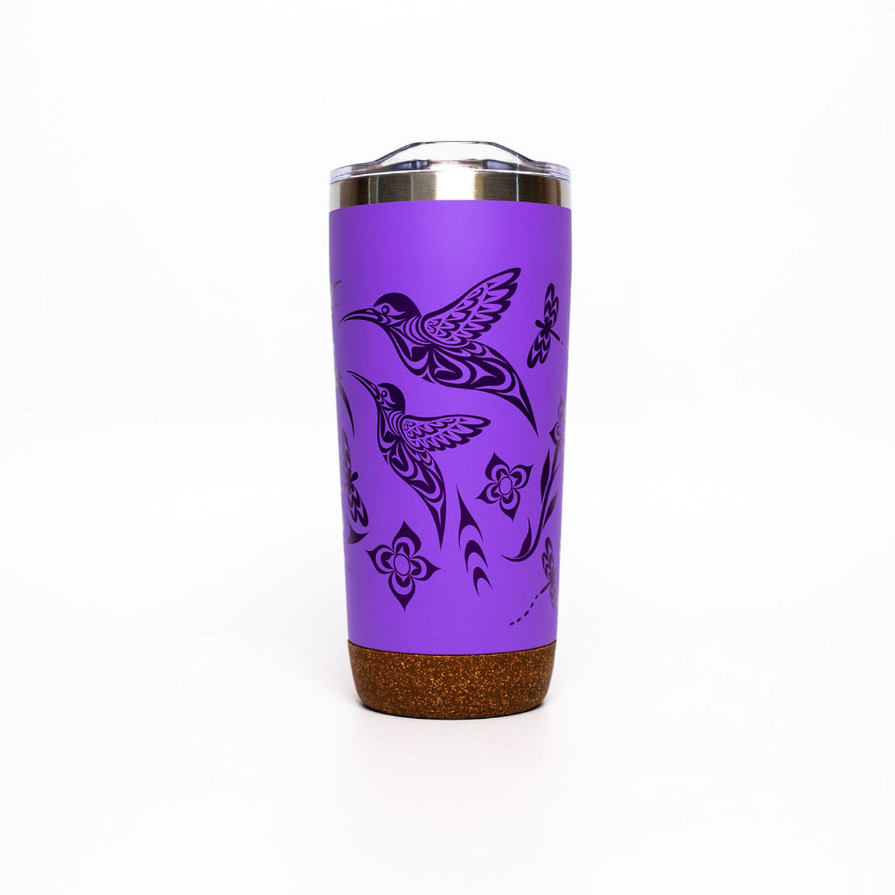 Cork Base Travel Mug Hummingbird