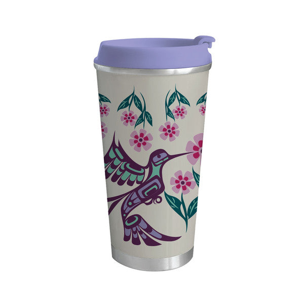 Art Travel Mug - Hummingbird by Francis Dick