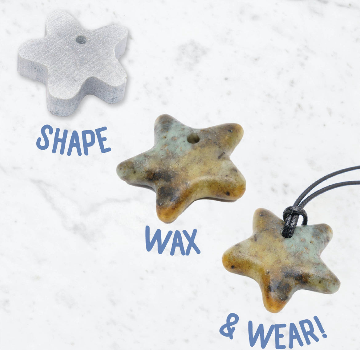 Sea Star Soapstone Pendant Carving and Whittling