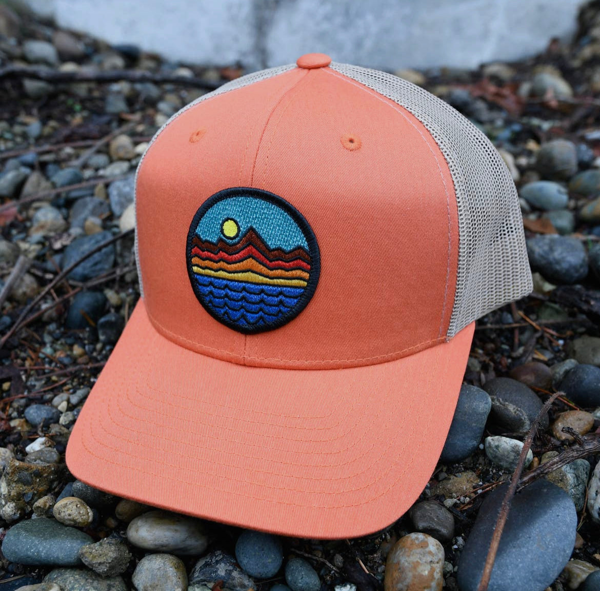 Mountain Range Water Hat