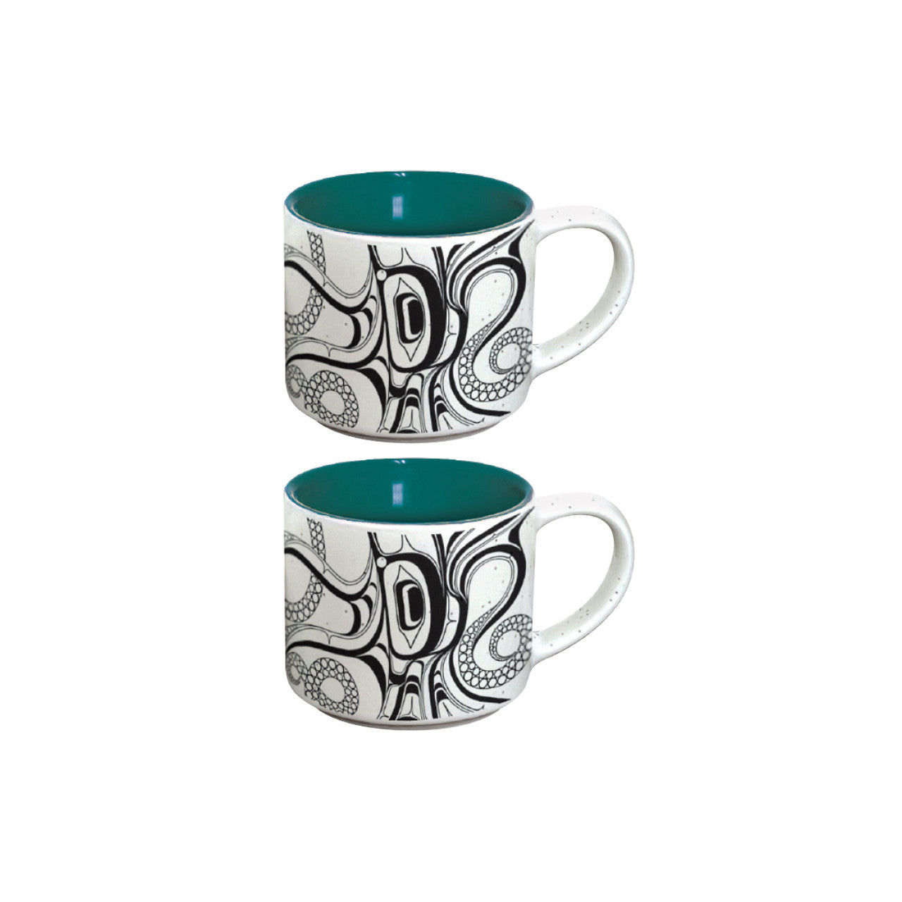 Ceramic Espresso Mugs Octopus (Nuu)