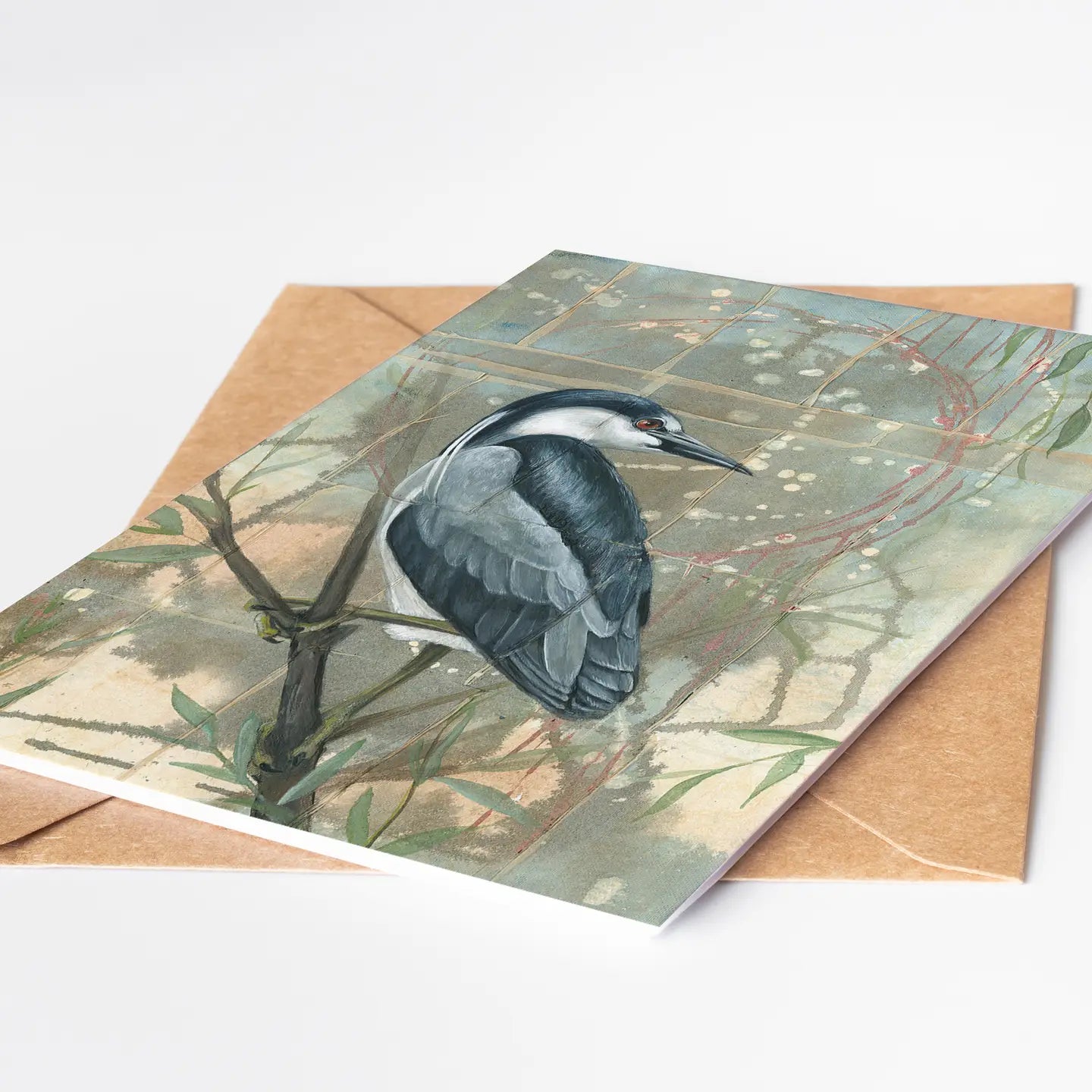 Black-Crowned Night Heron Greeting Card