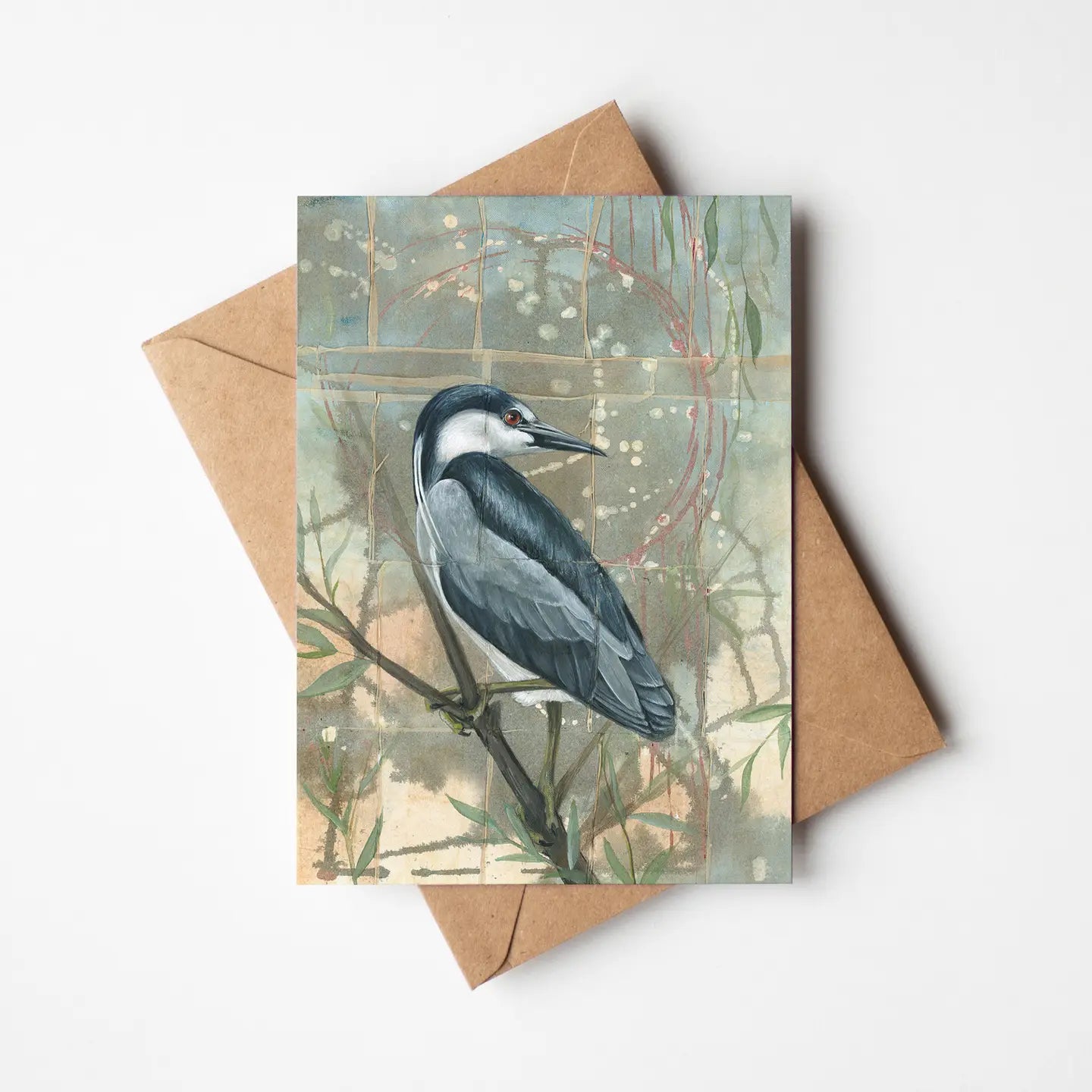 Black-Crowned Night Heron Greeting Card