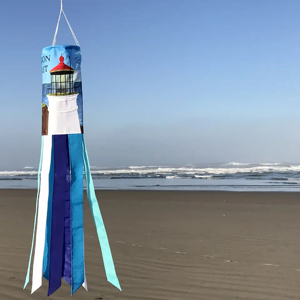 Oregon Coast Lighthouse 40" Windsock