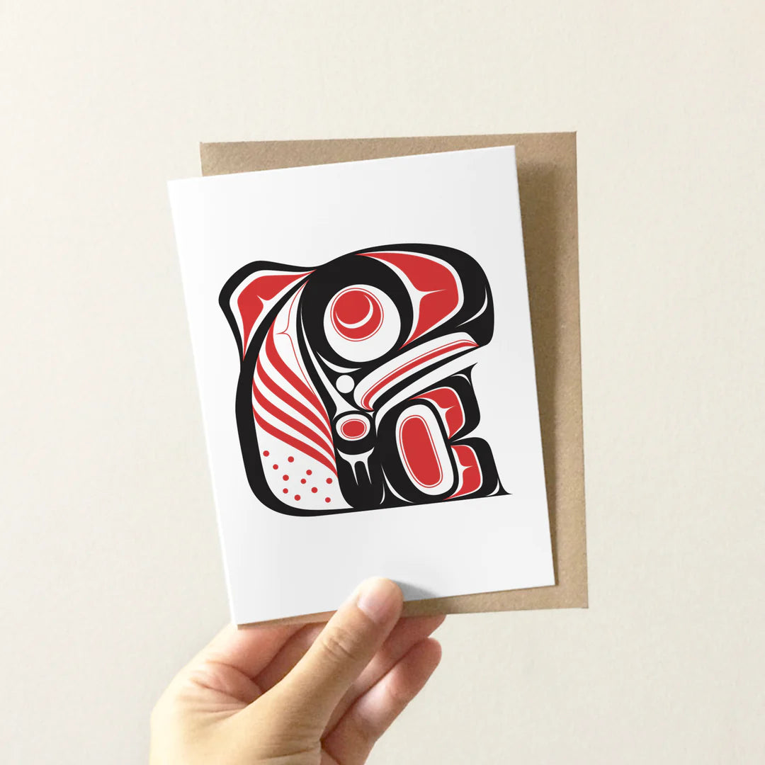 Sockeye Salmon Greeting Card