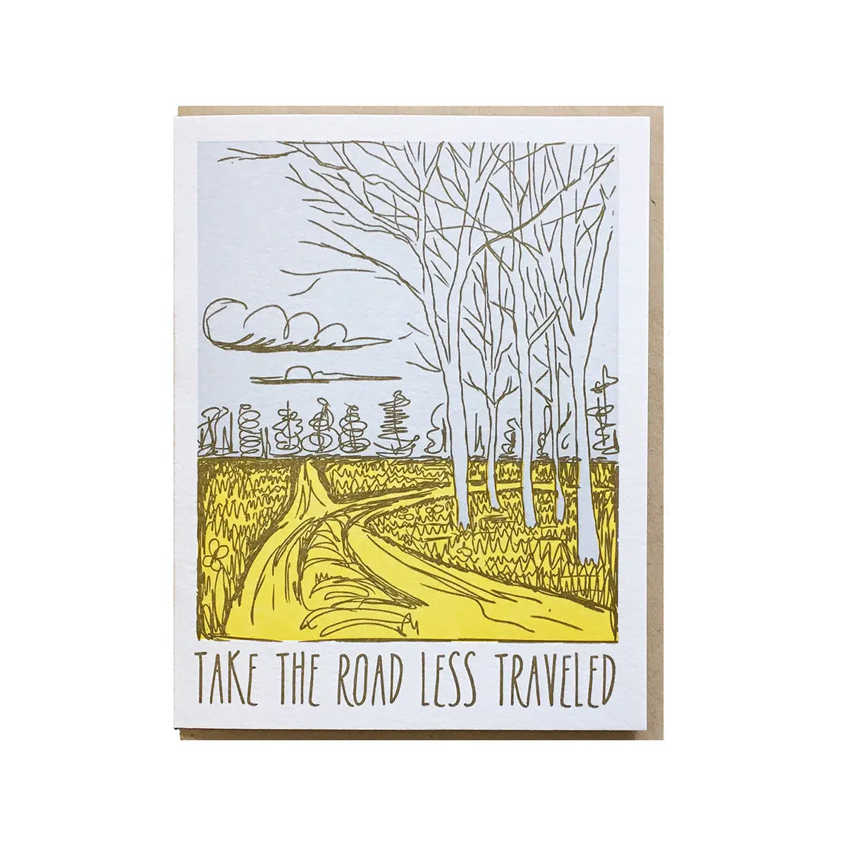 Road Less Traveled Card