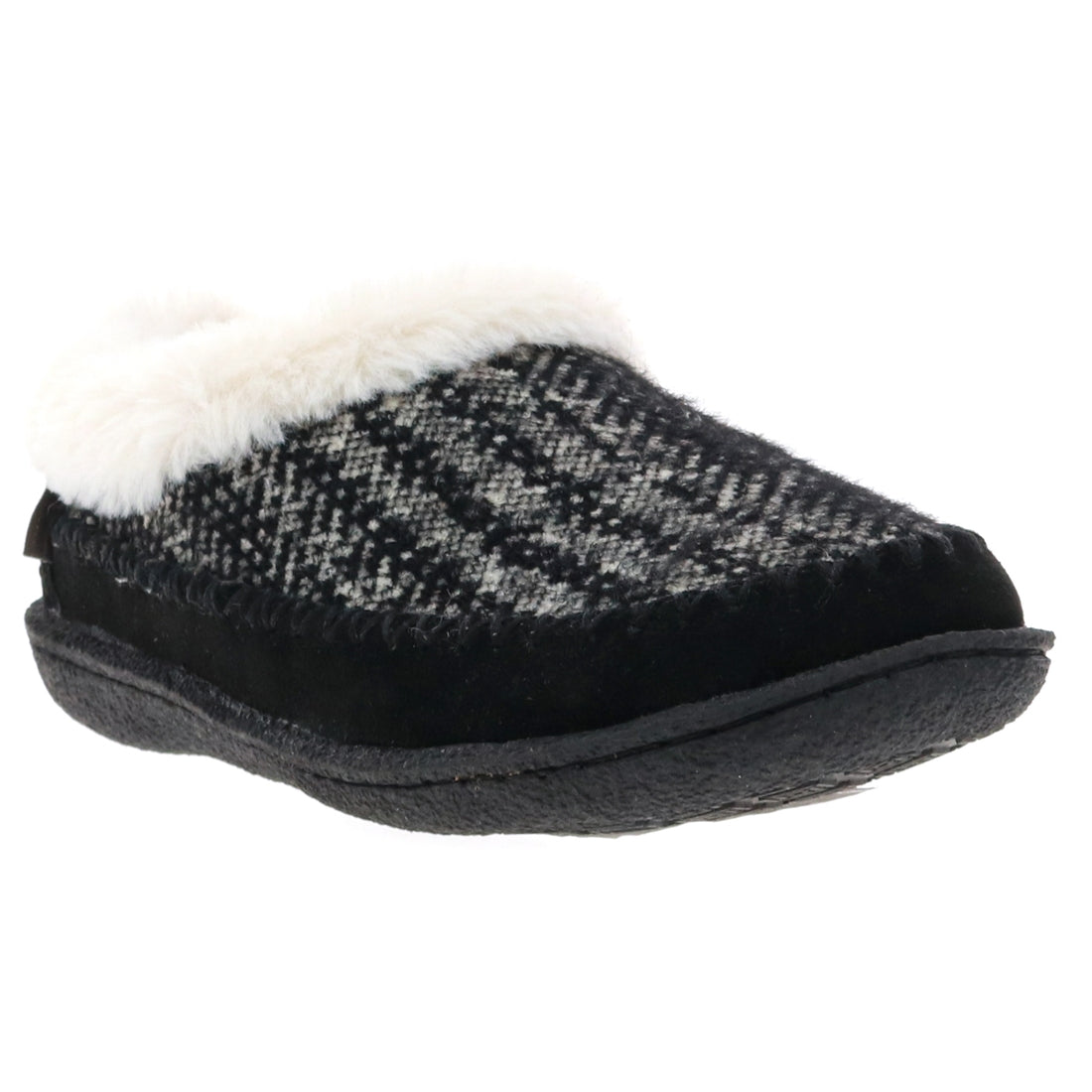 Women's Serene Brush Knit Slipper - Black