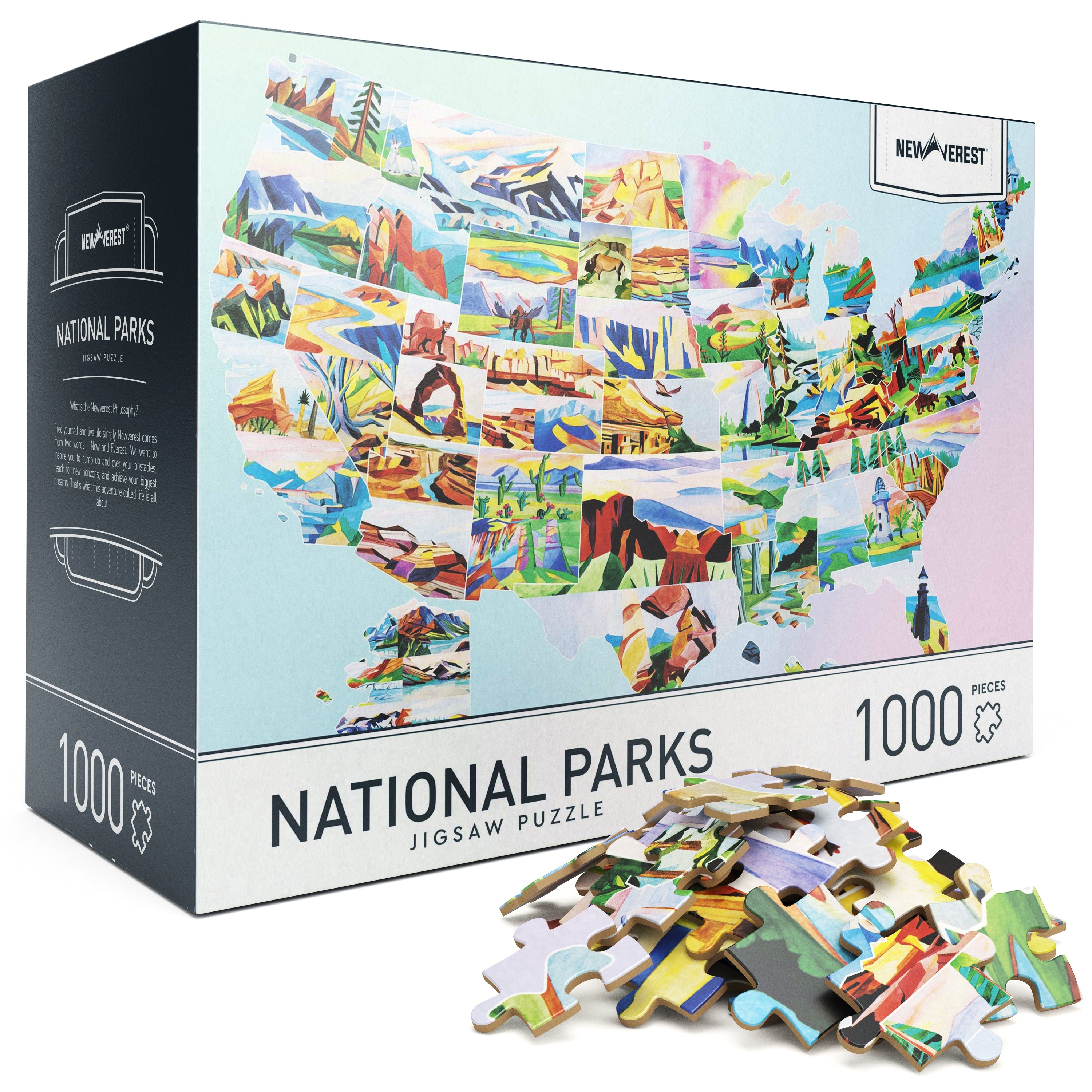 1000 pcs National Parks Jigsaw‌ Puzzles