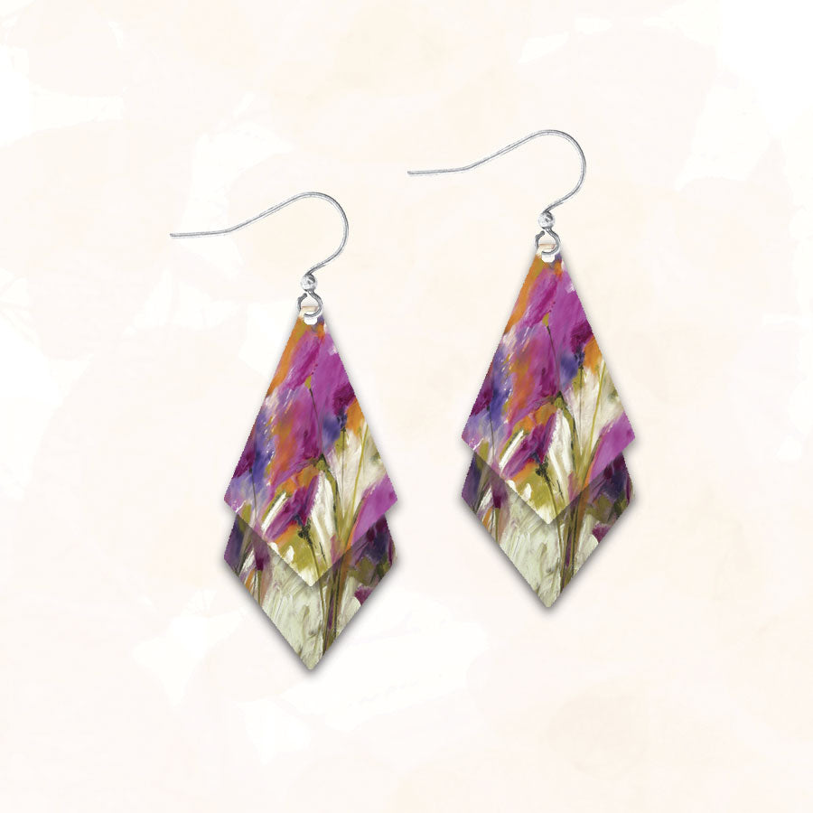 11NTT - Illustrated Light - Abstract Earring