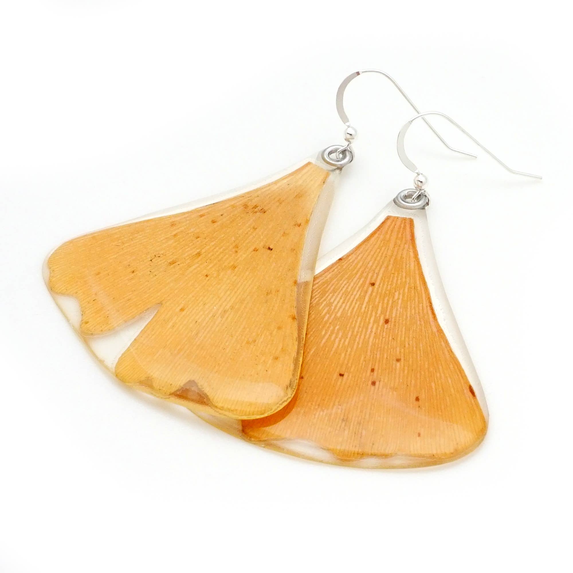 Fall Ginko Leaf Earrings