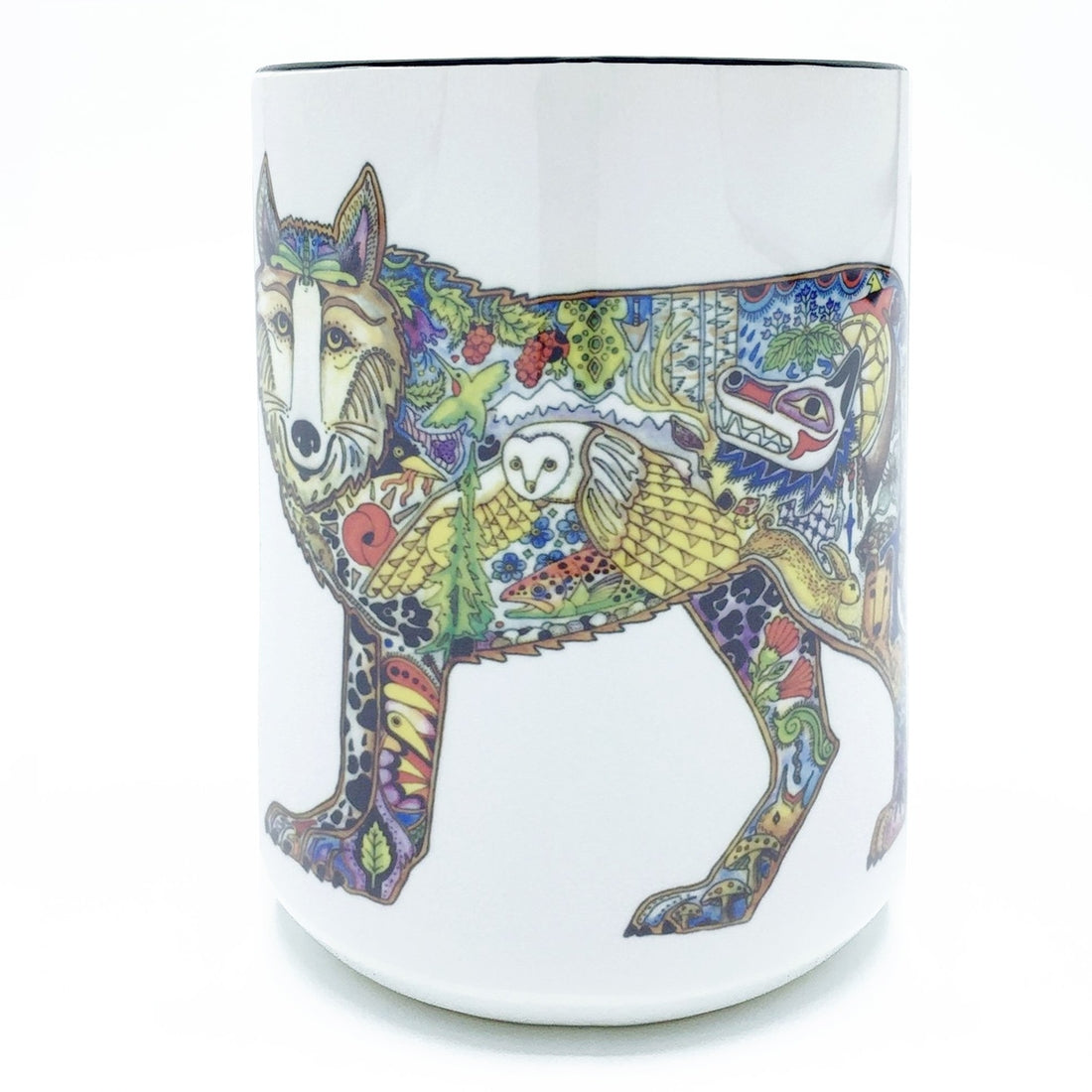 Wolf Standing 15 oz Mug