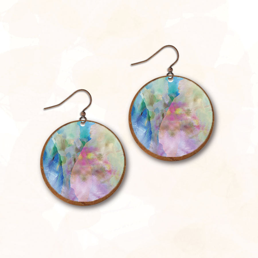 8NRE - Illustrated Light - Abstract Earring