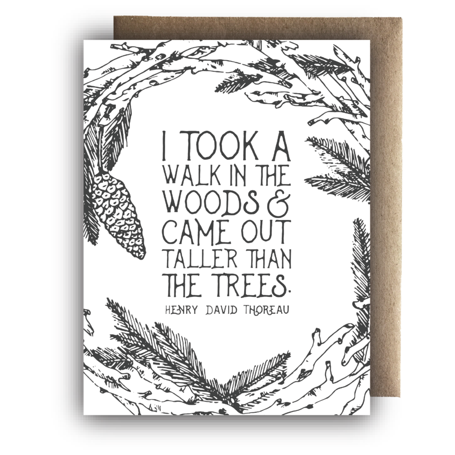 A Walk In the Woods | Greeting Card